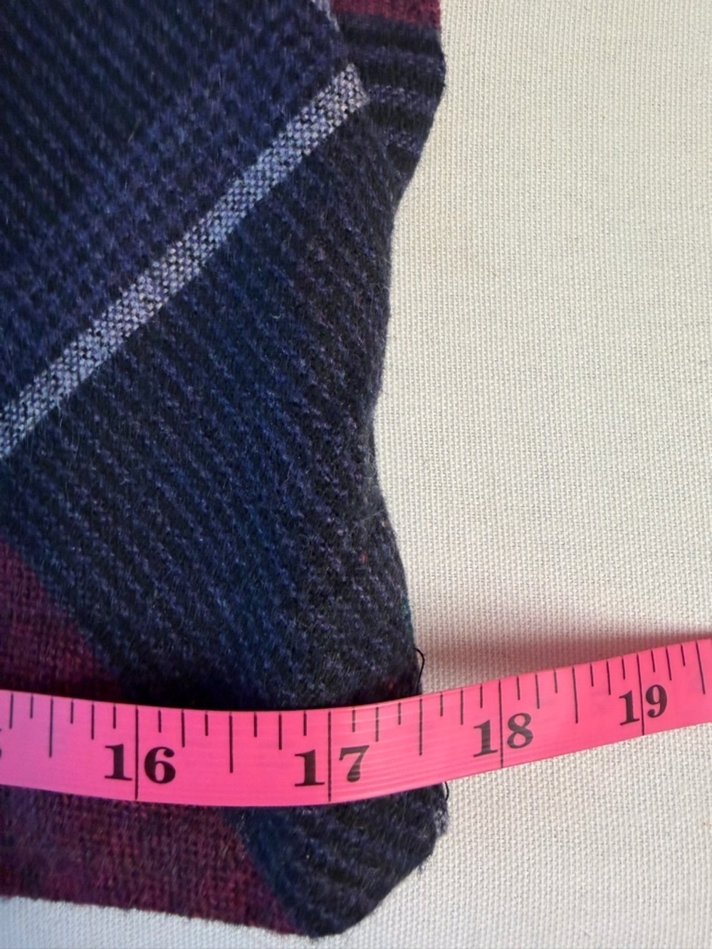 Vintage Plaid Purple Blue Retro Dolman Sleeve Vest and Midi Skirt Set Union Tag - Picture 11 of 13